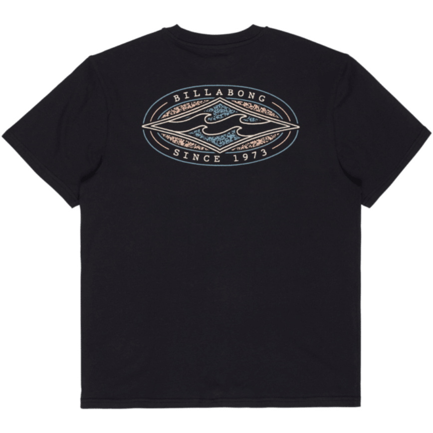 2026 Billabong Mens Diamond Vision T-Shirt EBYZT00619 - Black